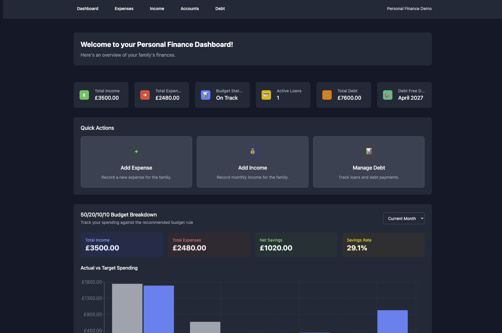 Family Budget Tracker preview